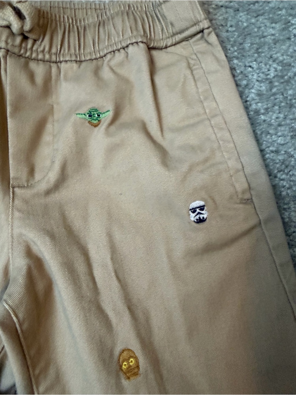 Janie and Jack Star Wars Khaki Pants - Picture 4 of 5